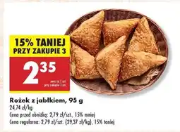 Biedronka Rożek z jabłkiem , 95 g oferta