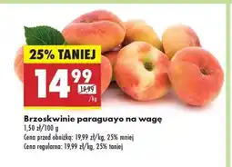 Biedronka Brzoskwinie Paraguayo na wagę oferta
