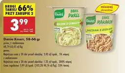 Biedronka Danie Knorr, 58-66 g oferta