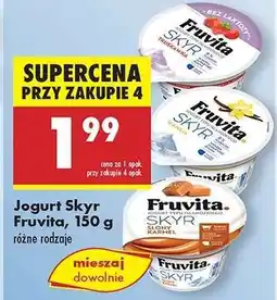 Biedronka Jogurt Skyr Fruvita, 150 g oferta