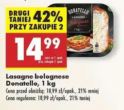 Biedronka Lasagne bolognese Donatello, 1 kg oferta