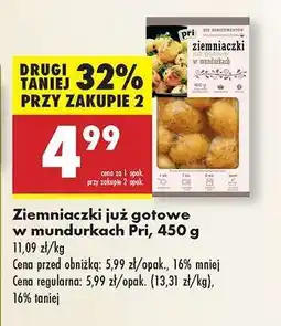 Biedronka Ziemniaczki już gotowe w mundurkach Pri, 450 g oferta