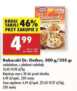Biedronka Babeczki Dr. Oetker, 300 g/335 g oferta