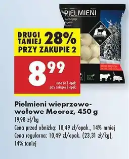 Biedronka Pielmieni wieprzowo wołowe Mooroz , 450 g oferta