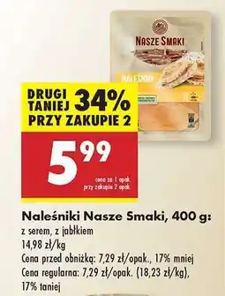 Biedronka Naleśniki Nasze Smaki, 400 g oferta