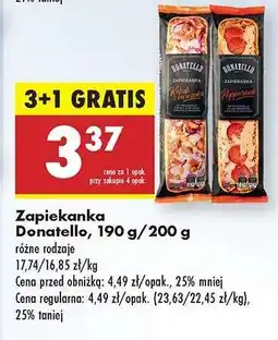 Biedronka Zapiekanka Donatello, 190 g/200 g oferta