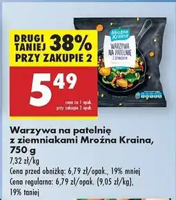 Biedronka Warzywa na patelnię z ziemniakami Mroźna Kraina , 750 g oferta