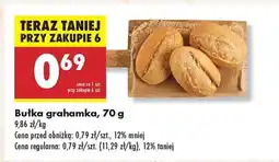 Biedronka bułka grahamka 70 g oferta
