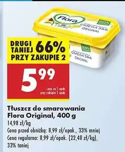 Biedronka Tłuszcz do smarowania Flora Original, 400 g oferta