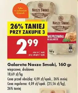 Biedronka Galareta Nasze Smaki 160 g oferta