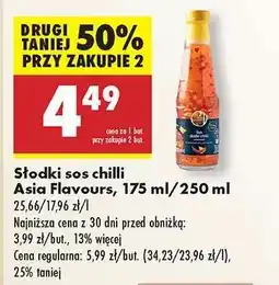 Biedronka Słodki sos chilli Asia Flavours, 175 ml/250 ml oferta