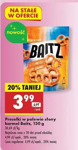 Biedronka Precelki w polewie słony karmel Baitz, 130 g oferta