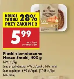 Biedronka Placki ziemniaczane Nasze Smaki, 400 g oferta