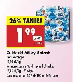 Biedronka Cukierki Milky Splash na wagę oferta