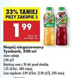 Biedronka Napój niegazowany Tymbark, 500 ml oferta