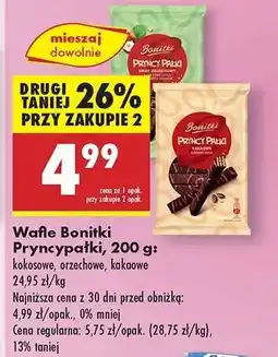Biedronka Wafle Bonitki Pryncypałki, 200 g oferta