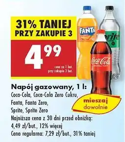 Biedronka Napój gazowany, 1 l oferta