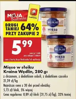 Biedronka Mięso w słoiku Kraina Wędlin, 280 g oferta