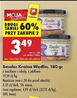 Biedronka Smalec Kraina Wędlin, 180 g oferta
