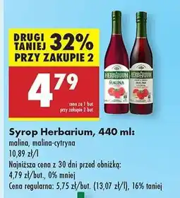 Biedronka Syrop Herbarium 440 ml oferta