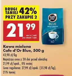 Biedronka Kawa mielona Cafe d'Or Blue , 500 g oferta