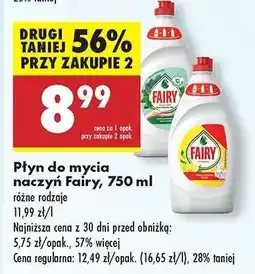 Biedronka Płyn do mycia naczyń Fairy, 750 ml oferta