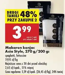 Biedronka Makaron konjac Asia Style, 270 g/200 g oferta