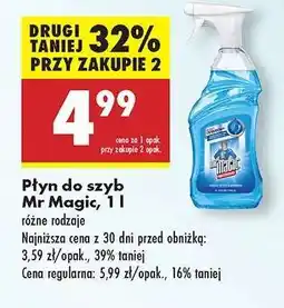 Biedronka Płyn do szyb Mr Magic, 1 l oferta