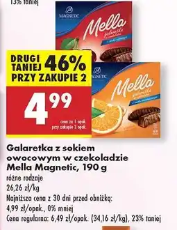 Biedronka Galaretka z sokiem owocowym w czekoladzie Mella Magnetic , 190 g oferta