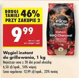 Biedronka Węgiel instant do grillowania, 1 kg oferta