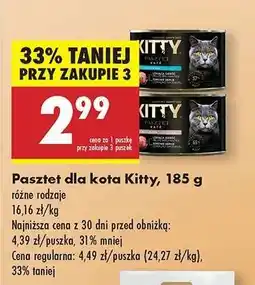 Biedronka Pasztet dla kota Kitty, 185 g oferta