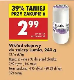 Wkład olejowy do zniczy Lumia 240 g