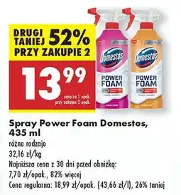 Biedronka Spray Power Foam Domestos, 435 ml oferta