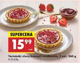 Biedronka Tartaletki słony karmel i truskawka, 2 szt., 260 g oferta