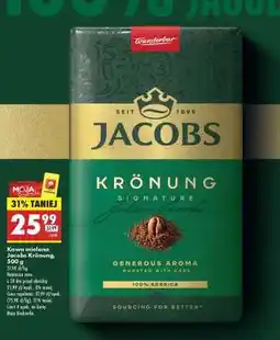 Biedronka Kawa mielona Jacobs Krönung, 500 g oferta