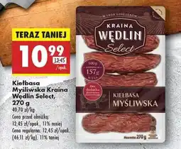 Biedronka Kiełbasa Myśliwska Kraina Wędlin Select, 270 g oferta