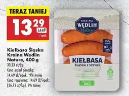Biedronka Kiełbasa Śląska Kraina Wędlin Nature, 400 g oferta