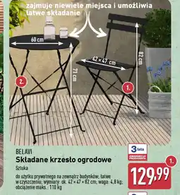 ALDI Belavi Składane krzesło ogrodowe oferta