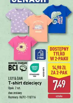 ALDI Lily & dan t-shirt dziecięcy oferta