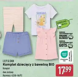 ALDI LILY & DAN Komplet dziecięcy z bawełną BIO oferta