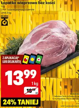 Delikatesy Centrum Lopatka wieprzowa bez kości oferta