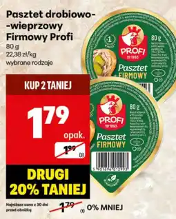 Delikatesy Centrum Pasztet drobiowo-wieprzowy Firmowy Profi oferta