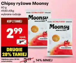 Delikatesy Centrum Chipsy ryżowe Moonsy oferta