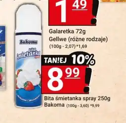 Hitpol Bita śmietanka spray Bakoma oferta