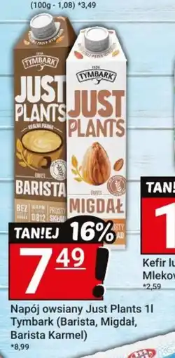 Hitpol Napój owsiany Just Plants Tymbark oferta