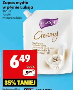 Delikatesy Centrum Zapas mydła w płynie Luksja oferta