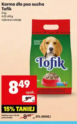 Delikatesy Centrum Karma dla psa sucha Tofik oferta