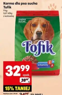 Delikatesy Centrum Karma dla psa sucha Tofik oferta