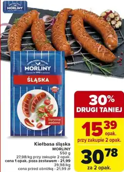 Carrefour Kiełbasa śląska Morliny oferta