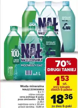 Carrefour Woda mineralna Nałęczowianka oferta